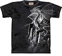 Silver Dragon T-Shirt by The Mountain 100% Cotton Short Sleeve Shirt to fit Teens & Adults