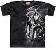 Cheap Silver Dragon T-Shirt by The Mountain 100% Cotton Short Sleeve Shirt to fit Teens & Adults Undisputed