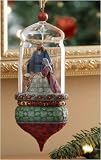 Holy Family Glass Dome Hanging Ornament