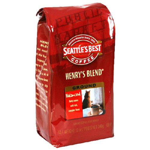 Seattle’s Best Coffee Henry’s Blend Ground Coffee, 12-Ounce Bags (Pack of 3)