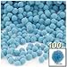 The Crafts Outlet 100-Piece Multi Purpose Pom Poms, Acrylic, 7mm/0.28-inch, Round, Royal Blue