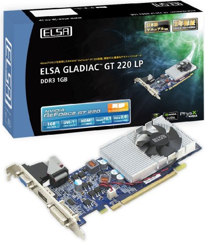 エルザ GLADIAC GT 220 DDR3 1GBグラフィックスボード GD220-1GERGL