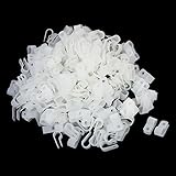 uxcell 　クリップクランプ　ケーブルクランプ　ファスナーハーネス　ワイヤーホースチューブ　プラスチック　Rのタイプ　8.35mm　400個