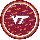 Creative Converting 8 Count Virginia Tech Hokies Paper Dessert Plates