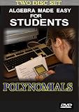 Algebra 1 Made Easy for Students: Polynomials (2 disc set)