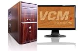 VCM Steropes Desktop-PC (AMD Athlon II X2 215 2.7GHz, 2GB RAM, 320GB HDD, ATI onboard, DVD, Win 7 HP) mit 48,3 cm (19 Zoll) Monitor