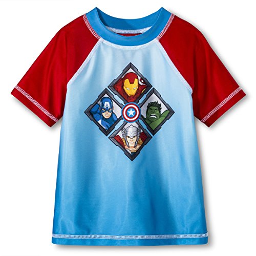 Marvel Little Boys' Avengers Rash Guard