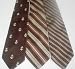 Lot of Mixed 3 Men's Brown Neckties