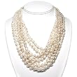 HinsonGayle DIVA Collection Ultra-Luster White Baroque Cultured Pearl Necklace