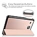 Fintie Slim Shell Case for Samsung Galaxy Tab E 8.0, Super Slim Lightweight Standing Cover for Samsung Galaxy Tab E 32GB SM-T378 / Tab E 8.0-Inch SM-T375 / SM-T377 Tablet, Rose Gold