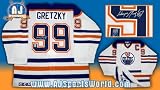 WAYNE GRETZKY Edmonton Oilers Signed White Pro On Ice Hockey JERSEY - WGA