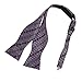 DBA7C04-06 Mens Checked Self-tied Bowtie Microfiber for Xmas Gift By Dan Smith