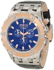 Invicta Men's 10081 Subaqua Reserve Chronograph Blue Textured Dial Watch