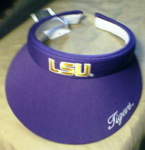 LSU Tigers Purple Clip Visor 100% Cotton