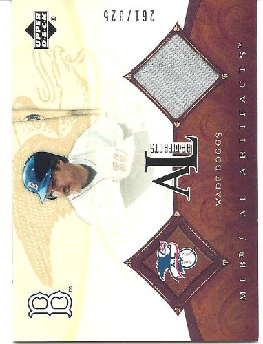 Wade Boggs 2005 Artifacts Jersey Card #AL-WB 261/325 Boston Red Sox