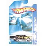 #2007-136 1967 Pontiac GTO Black and Yellow Collectible Collector Car 2007 Hot Wheels 