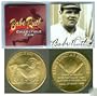 BABE RUTH 24K GOLD PLATED COLLECTIBLE COIN
