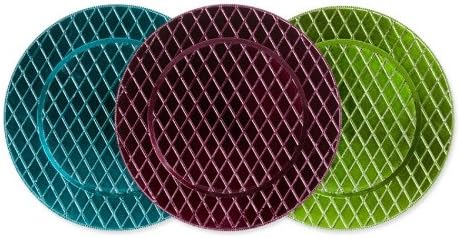 Koyal Wholesale Couture Sample Pack Charger Plates, Set of 30