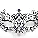 Geek-M Metal Laser Cut Masquerade Mask Women Venetian Party Mask