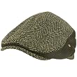 New Herringbone Ivy Buckle Winter Driver Golf Cap Hat Gray * Medium