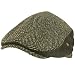 New Herringbone Ivy Buckle Winter Driver Golf Cap Hat Gray * Medium