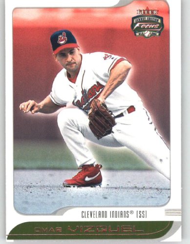 2002 Fleer Focus JE #9 Omar Vizquel - Cleveland Indians (Baseball Cards)