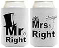 Wedding Coolie Mr Mrs Top Hat Tiara Multi Pack Can Coolie Drink Coolers Coolies