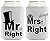 Wedding Coolie Mr Mrs Top Hat Tiara Multi Pack Can Coolie Drink Coolers Coolies
