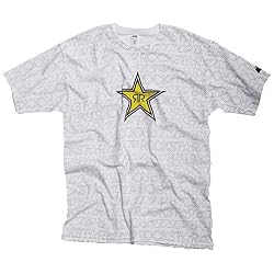 One Industries Rockstar Writing On The Wall Youth Short-Sleeve Sports Wear Shirt - White