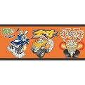 Disney Mickey Mean Machines Border - Orange