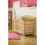 Atlantic Furniture Windsor Convertible Crib, Natural Maple