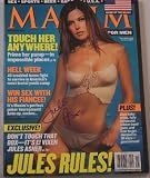 Jules Asner Sexy Hand Signed Autographed Maxim - Framing Optional