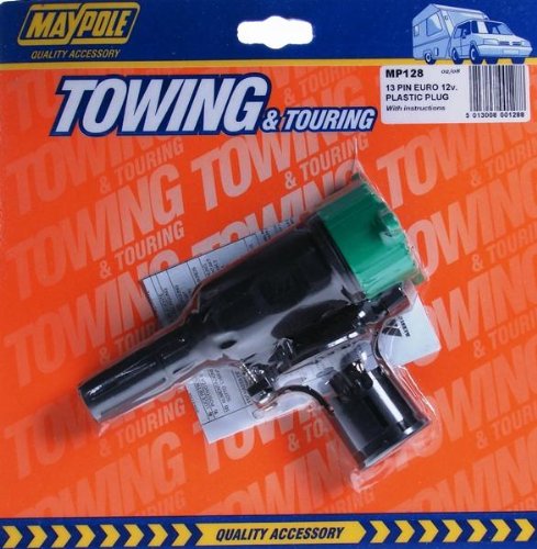 Maypole 12V 13 Pin Euro Plug for towing and caravan touring