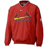 Nike St Louis Cardinals Red Staff Ace Pullover Windshirt