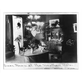 Historic Print (L): The Southern Hotel, St. Louis?, Missouri - Green Room