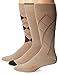 Dockers Men's 3 Pack Classics Metro Argyle Crew Socks - Big & Tall