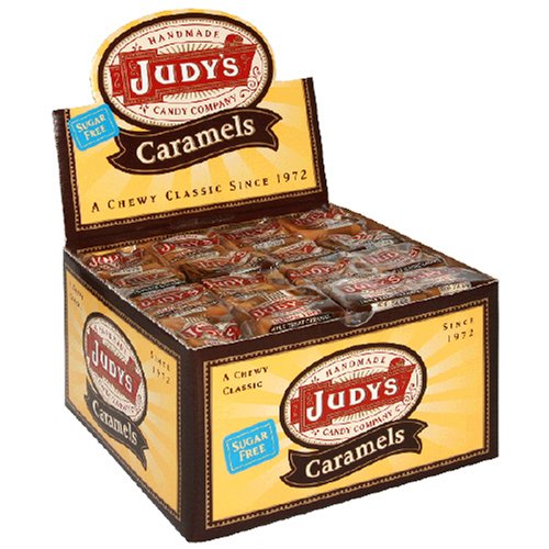 Judy's Candy Company Assorted Caramels,Sugar-Free, 0.8-Ounce Bags (Pack of 80) by Judy's