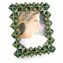 Dancing Pyramids Emerald Hues 3x5 Frame