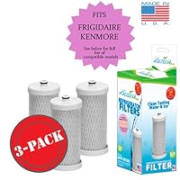 (3-Pack) Kenmore 9910 Compatible Refrigerator Water and Ice Filter by Zuma Water Filters