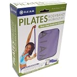 Gaiam Pilates Body Band Kit, with Band and DVD, Light Resistance