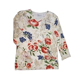 Buy Alfred Dunner Country Harvest Floral V-neck Top by var goTwisterProductImageStrings = new Object();goTwisterProductImageStrings['prodImageNotAvailTextNoColor'] = 