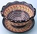  Polish Pottery Wavy Edge Collander 5 1/4\