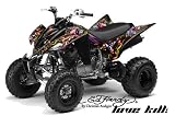 Ed Hardy AMR Racing Yamaha Raptor 350 ATV Quad Graphic Kit - Love Kills Slowl...