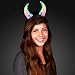 Color Change LED Devil Horn Head Bands (Set of 12)