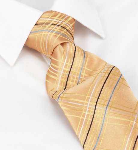 Machine Washable Check Patterned Tie