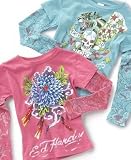 Ed Hardy - Ed Hardy Girls Layered Tee