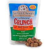 Stella & Chewy's Carnivore Crunch, Freeze-Dried Raw Beef Treats for Dogs and Cats