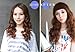 Top Plaza Girls Lovely Fashion False Bang Neat Fringe Hairpiece Clip in Front Hair Extensions Accessories ,8 Colors,32g/pc (Natural Black)