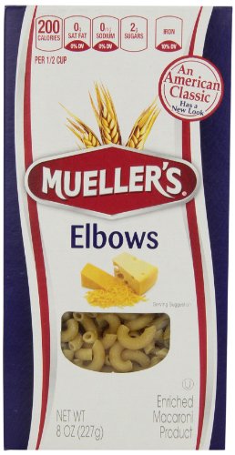 Mueller's Macaroni, Elbows, 8 Ounce (Pack of 24)