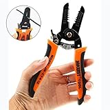 [Present-web] 高精度 ワイヤーストリッパー カッタークリンパ 電線 (ストッパー搭載) 安全設計